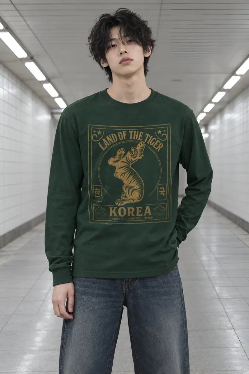 "Land Of The Tiger" Unisex Longsleeve T-shirt