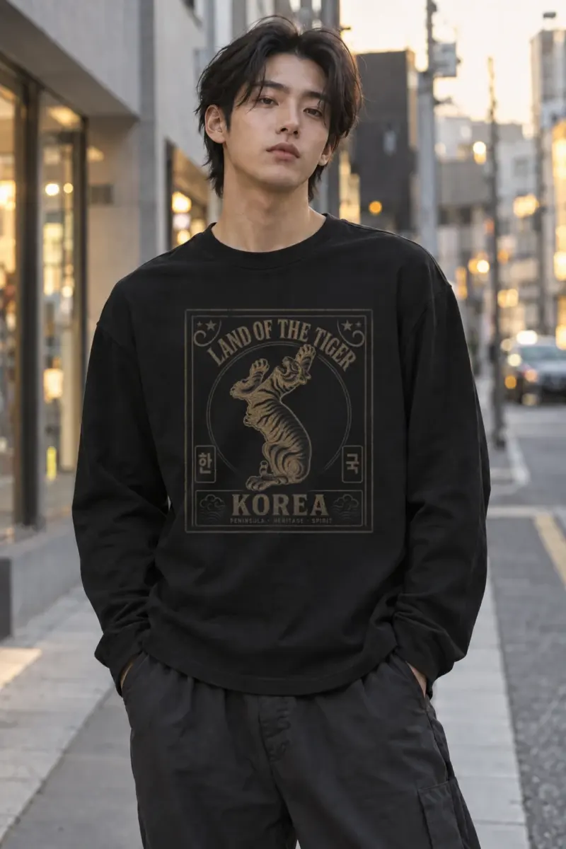 “Land Of The Tiger” Unisex Longsleeve T-shirt | Gildan 2400