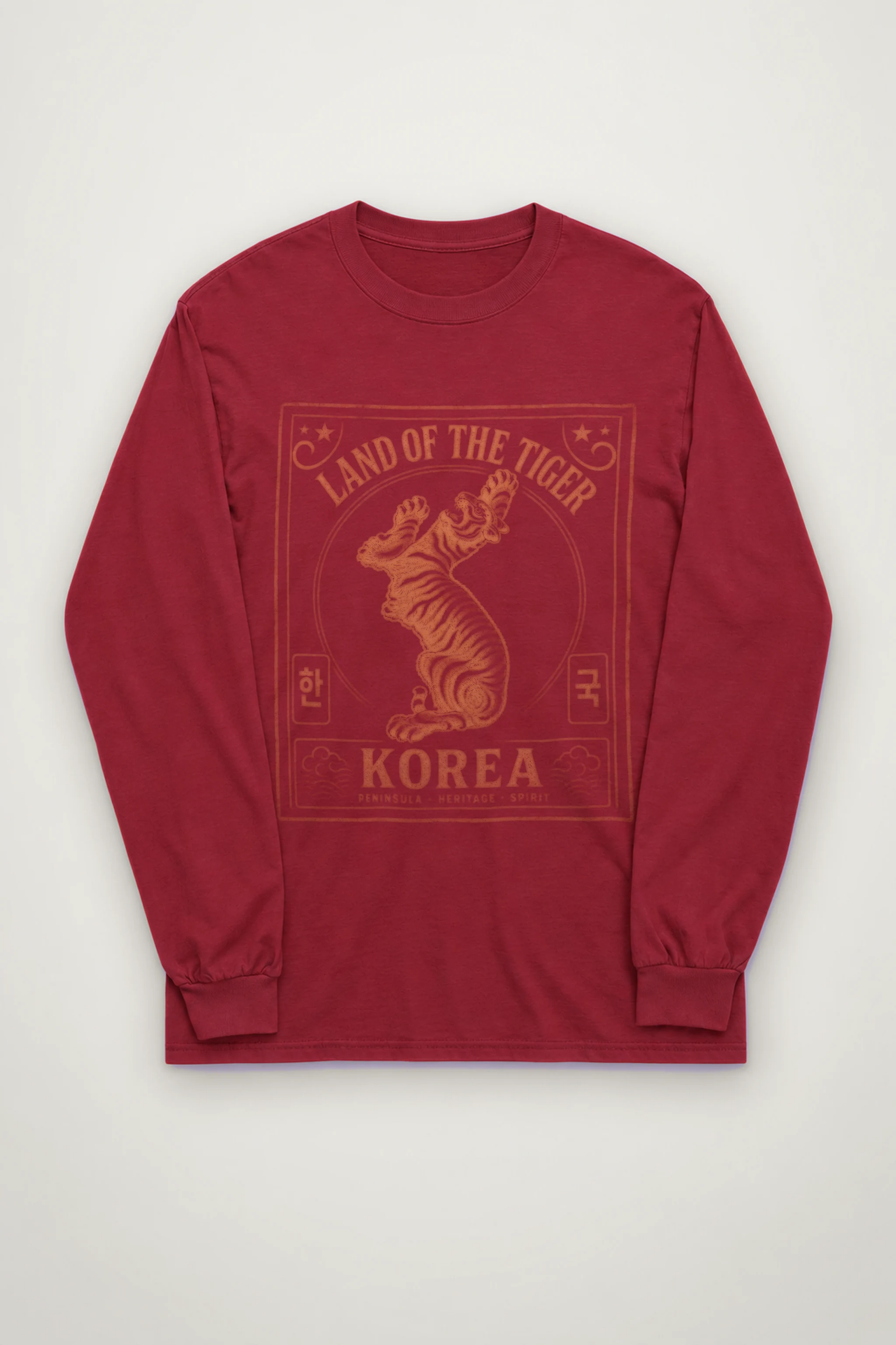 "Land Of The Tiger" Unisex Longsleeve T-shirt