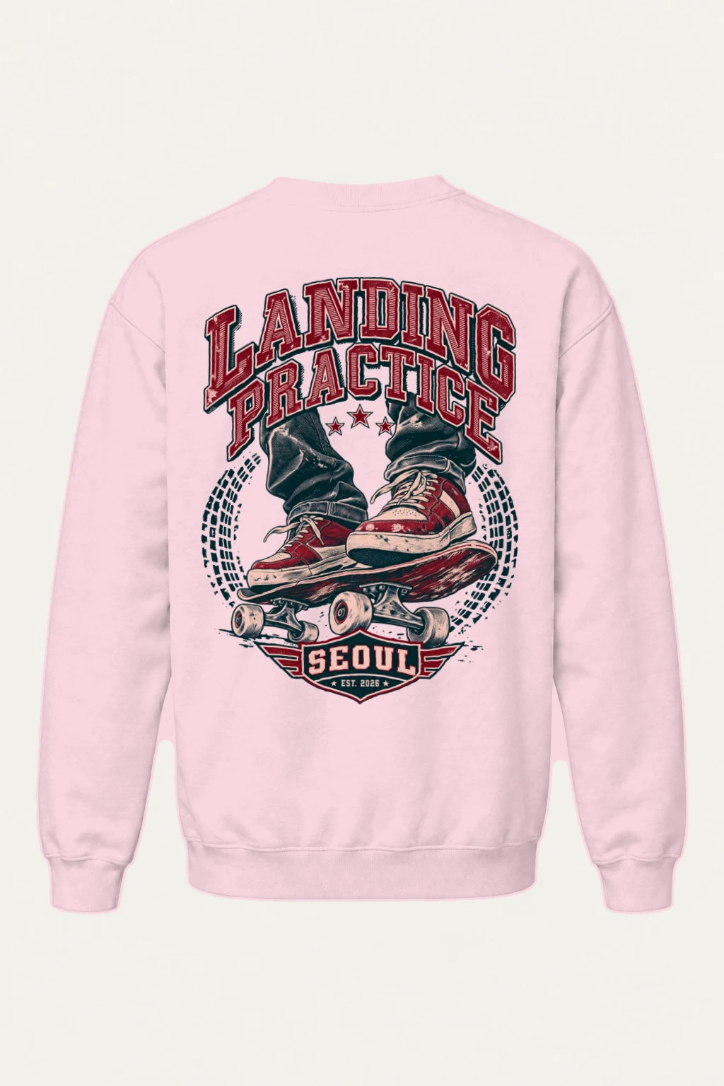 "Landing Practice" Heavy Blend Unisex Crewneck Sweatshirt | Gildan 18000