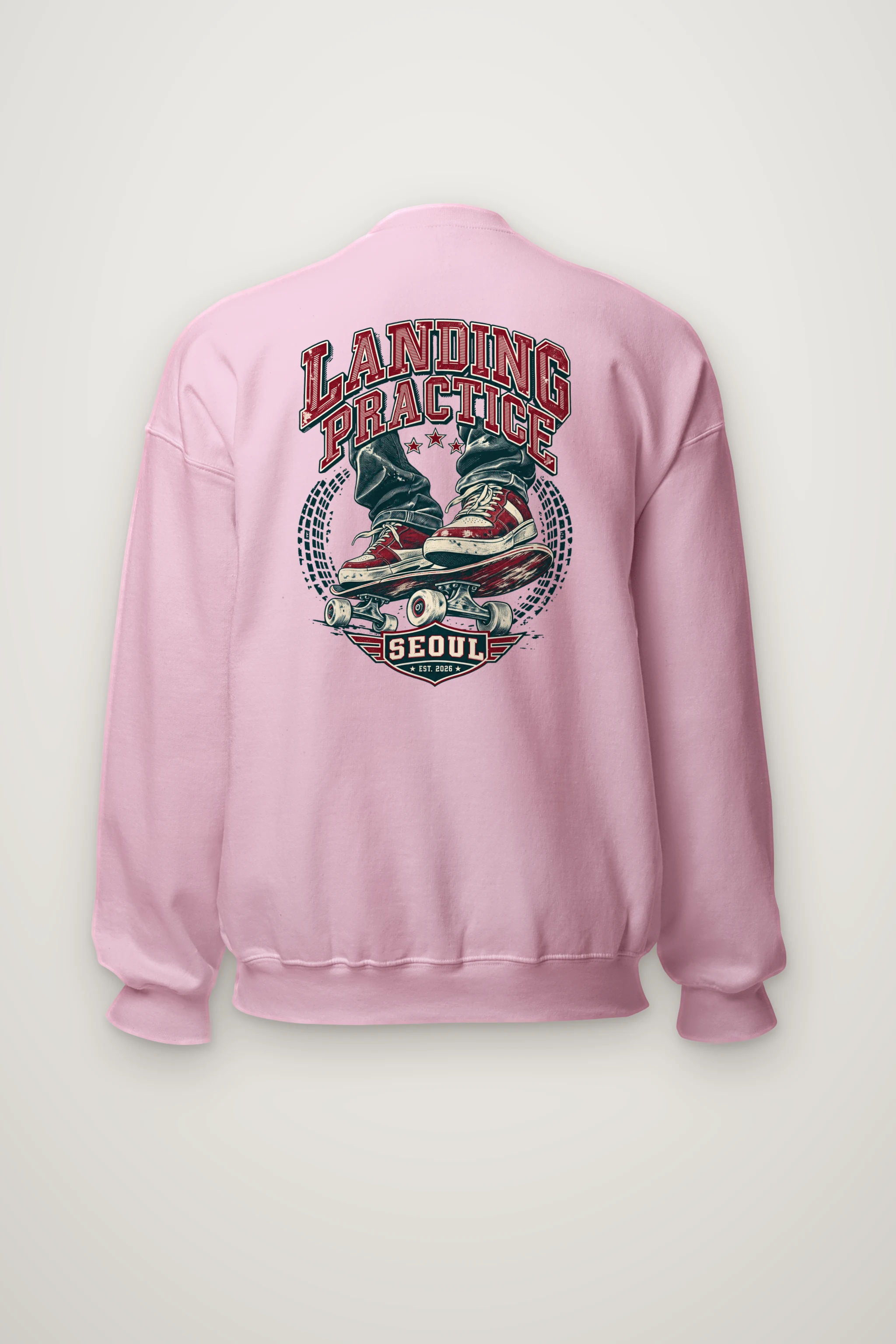 "Landing Practice" Heavy Blend Unisex Crewneck Sweatshirt