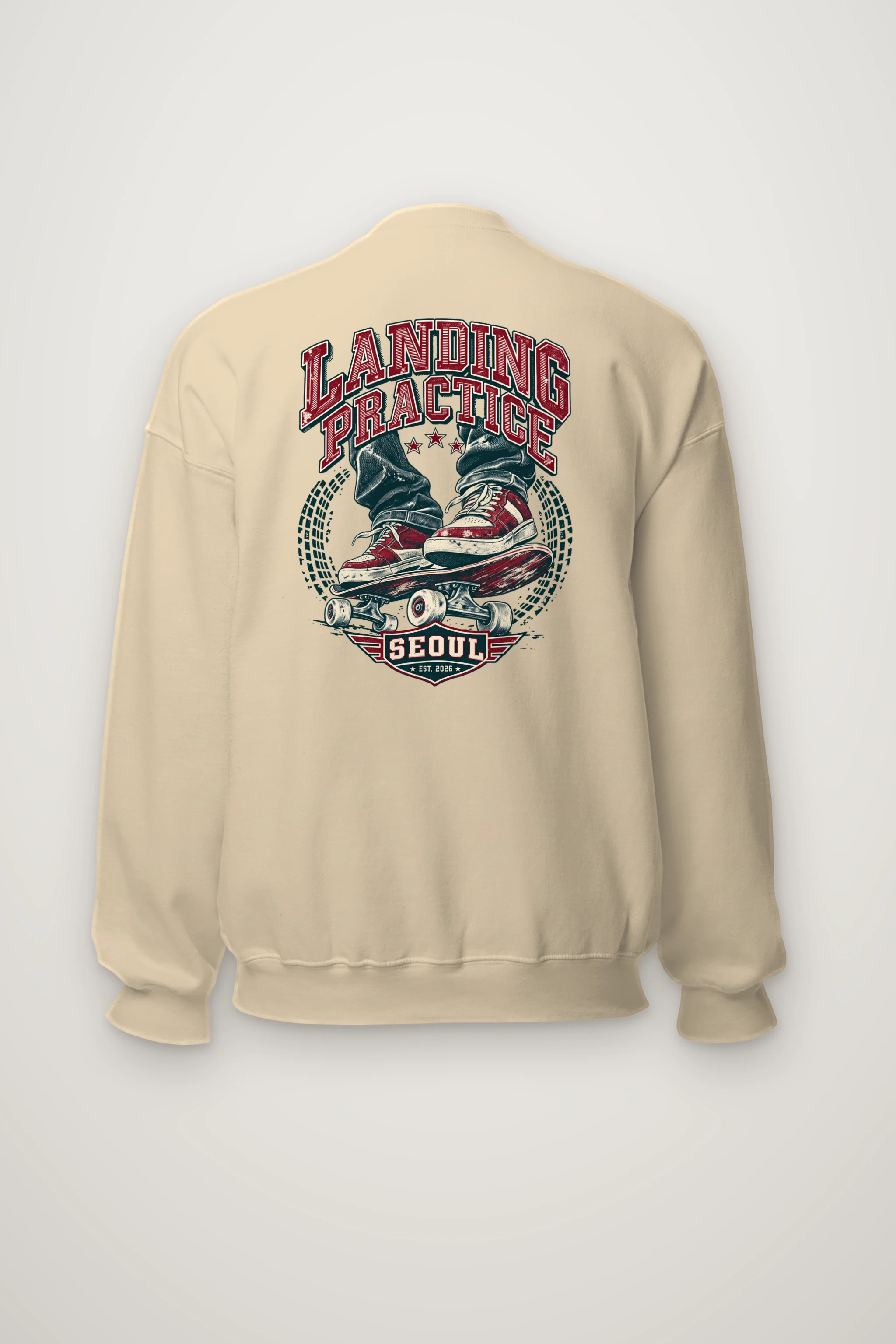 "Landing Practice" Heavy Blend Unisex Crewneck Sweatshirt