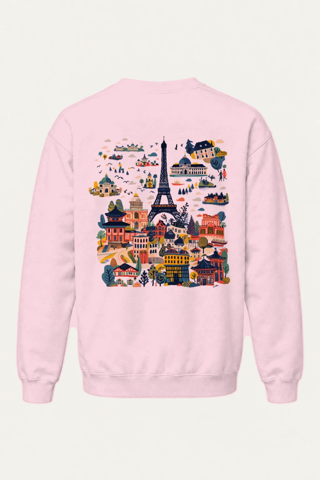 "Landmark Postcard" Heavy Blend Unisex Crewneck Sweatshirt | Gildan 18000