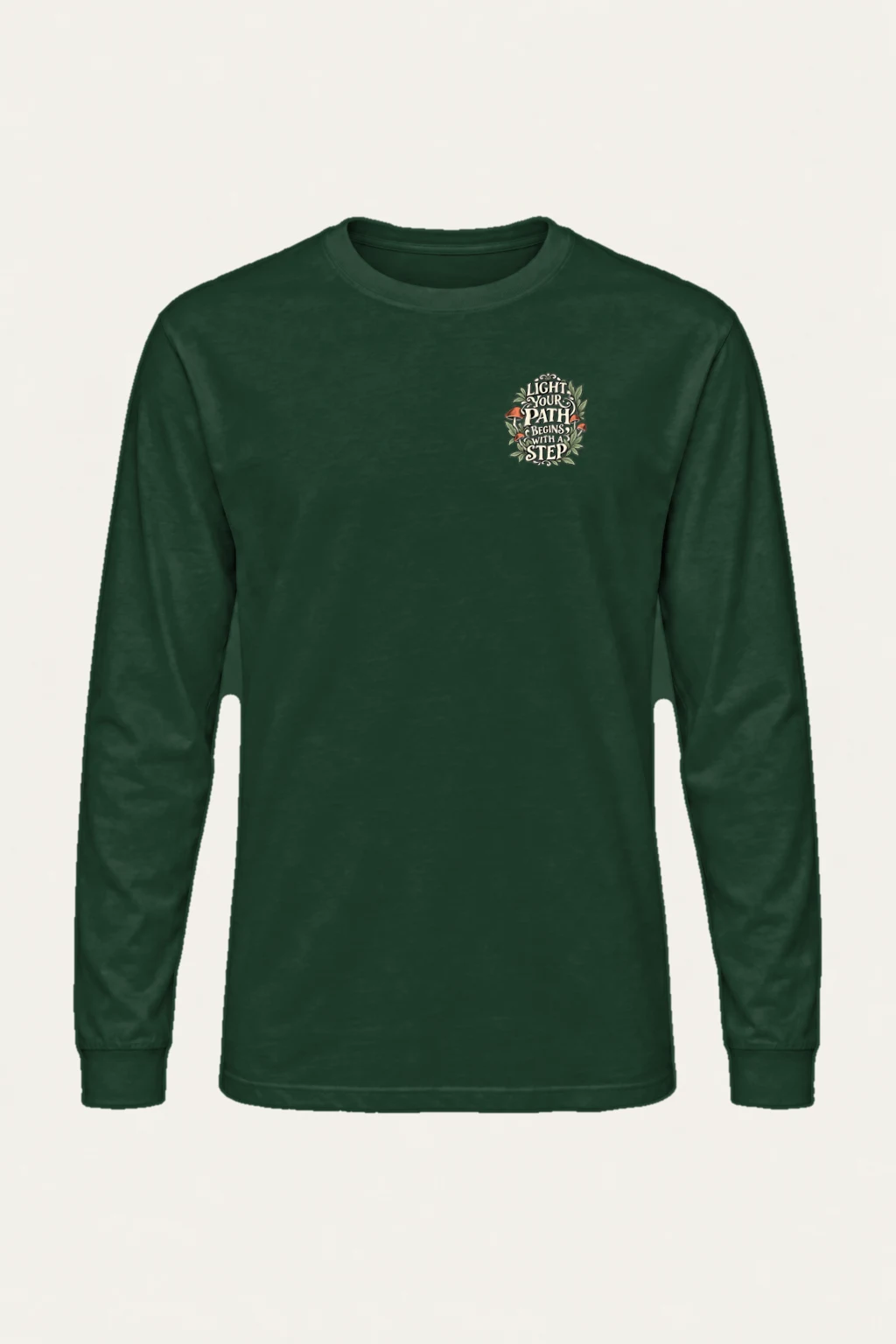 "Lantern Woodland Path" Unisex Longsleeve T-shirt