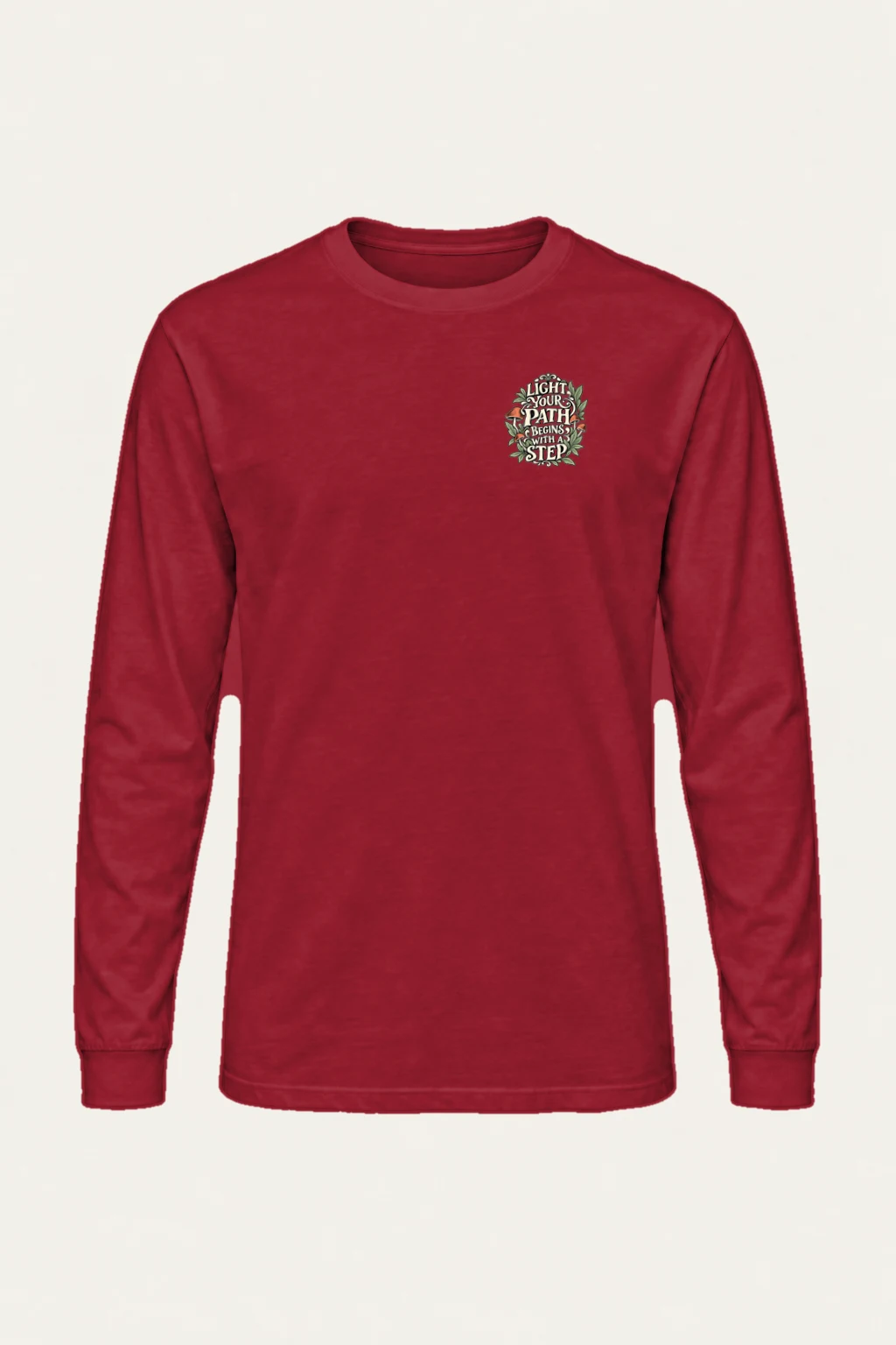 "Lantern Woodland Path" Unisex Longsleeve T-shirt