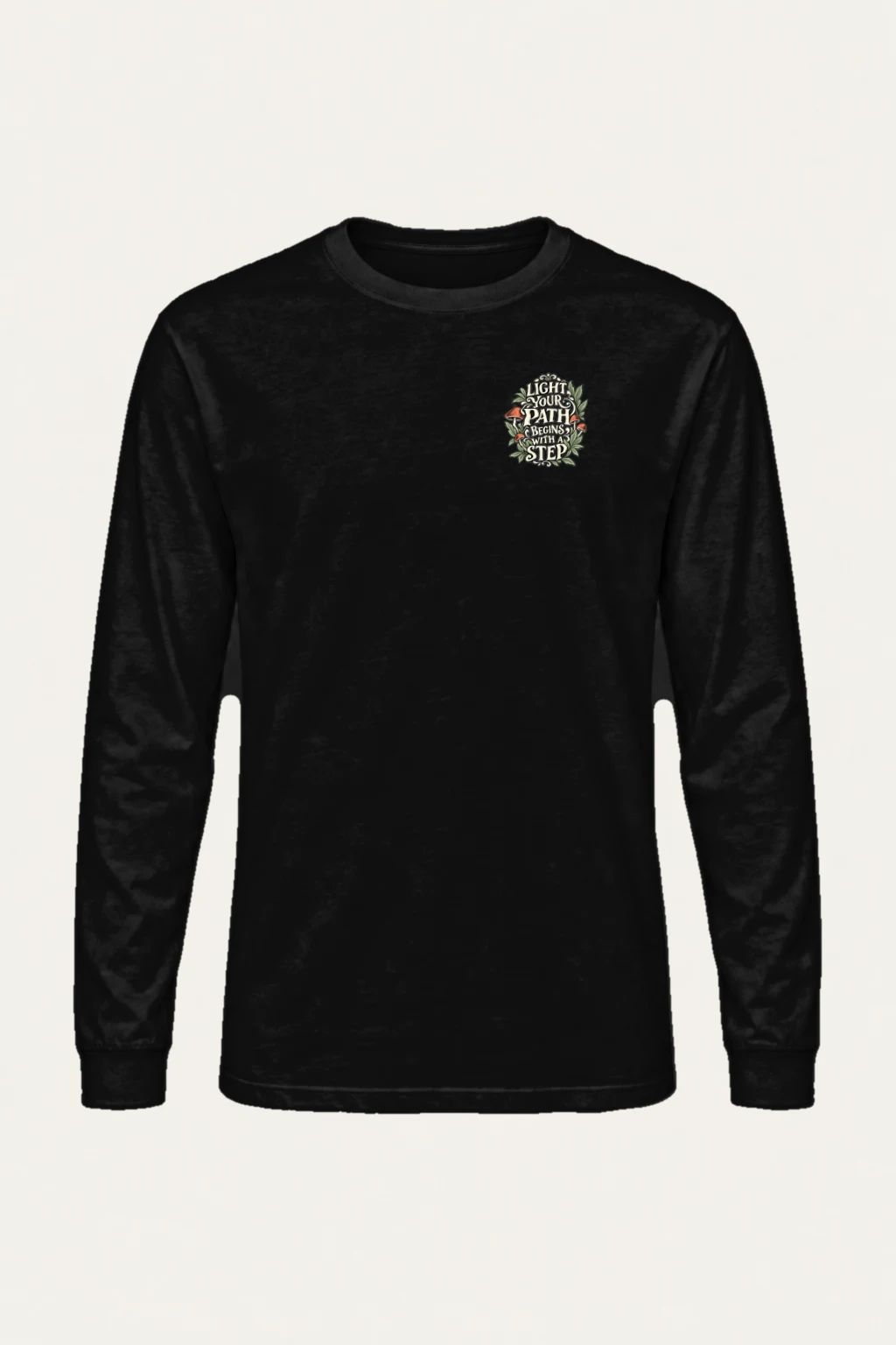 "Lantern Woodland Path" Unisex Longsleeve T-shirt