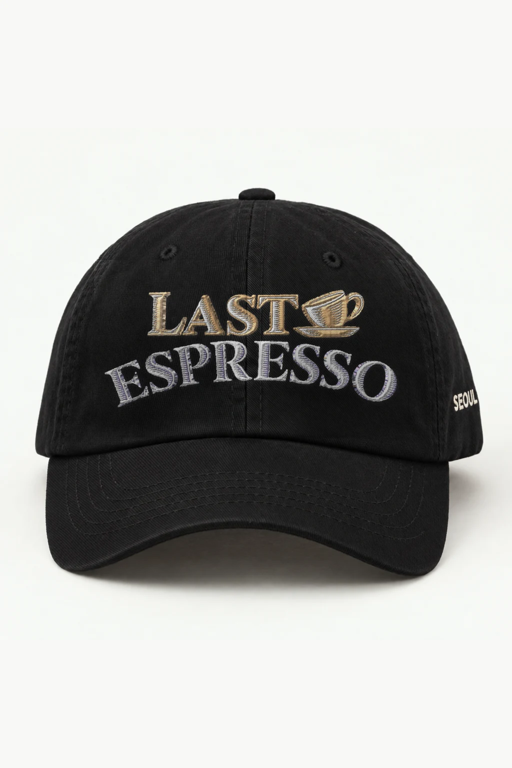 "Last Espresso" Classic Dad Hat · Embroidered