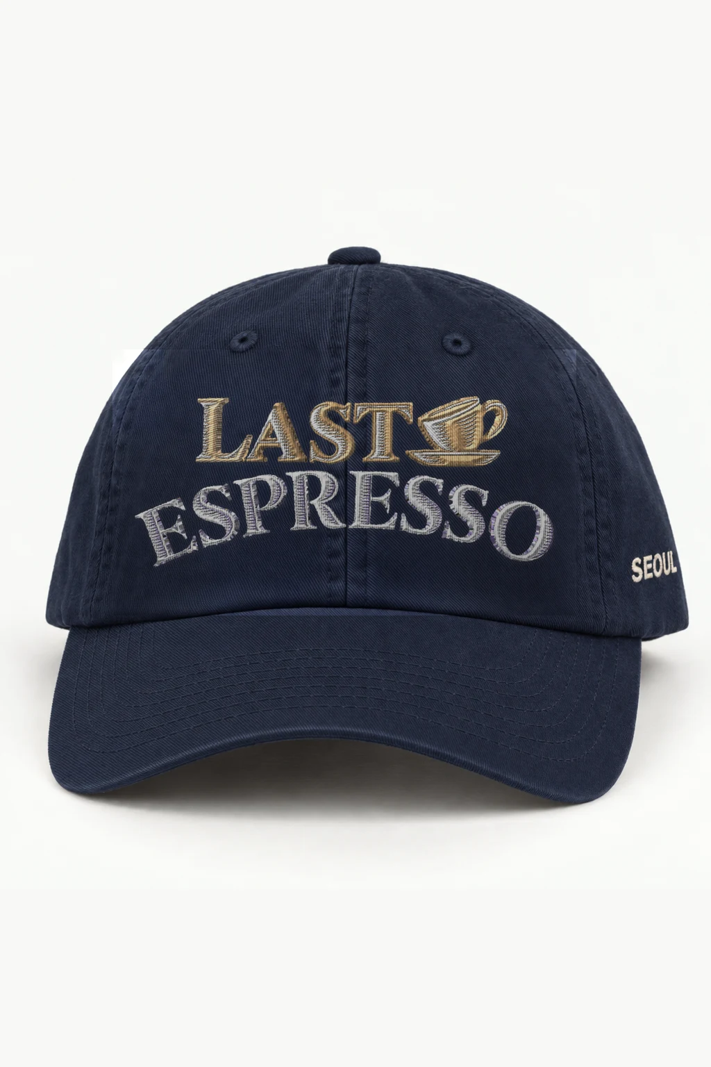 "Last Espresso" Classic Dad Hat · Embroidered