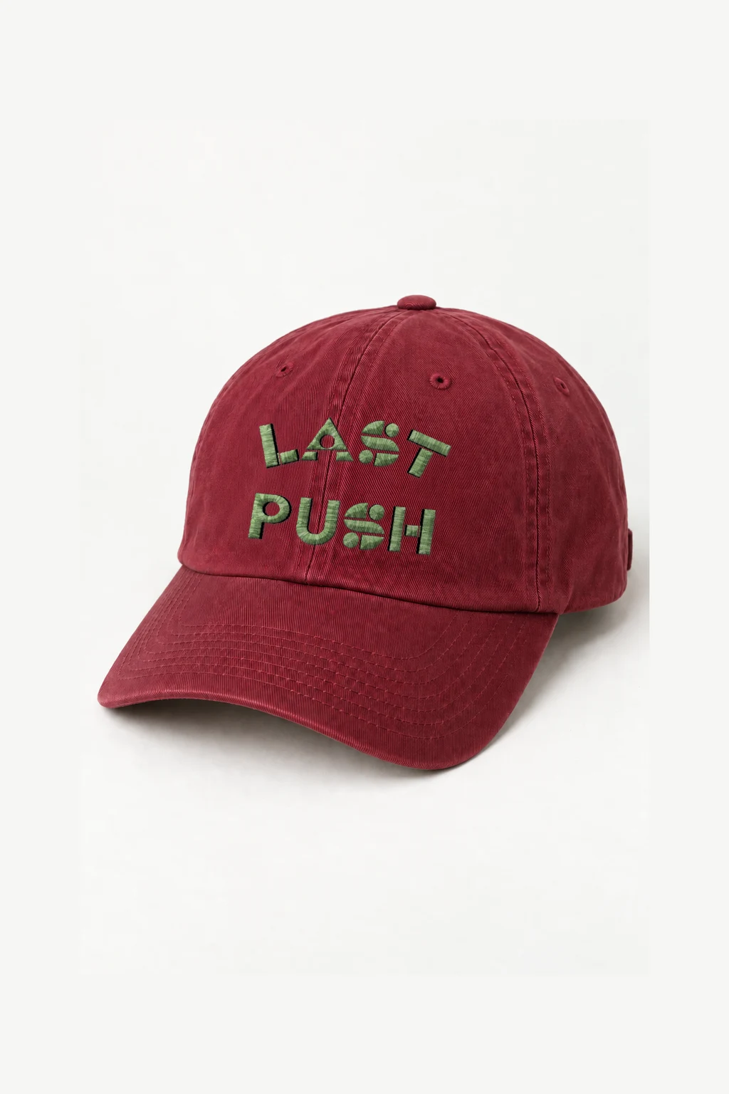 "Last Push" Classic Dad Hat · Embroidered | Yupoong 6245CM