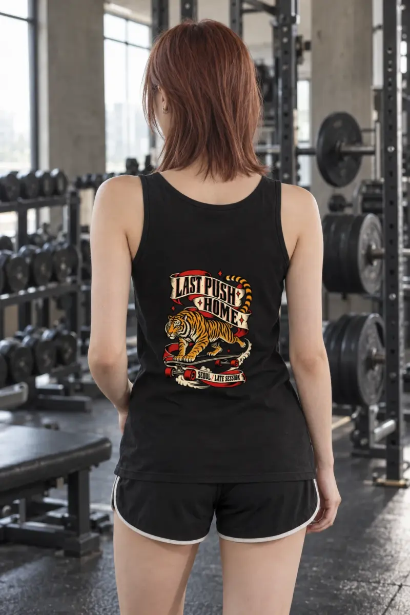 "Last Push Home Seoul" Unisex Jersey Tank