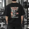 "Last Train Bicycle" Men's Oversized Heavyweight Crewneck T-Shirt