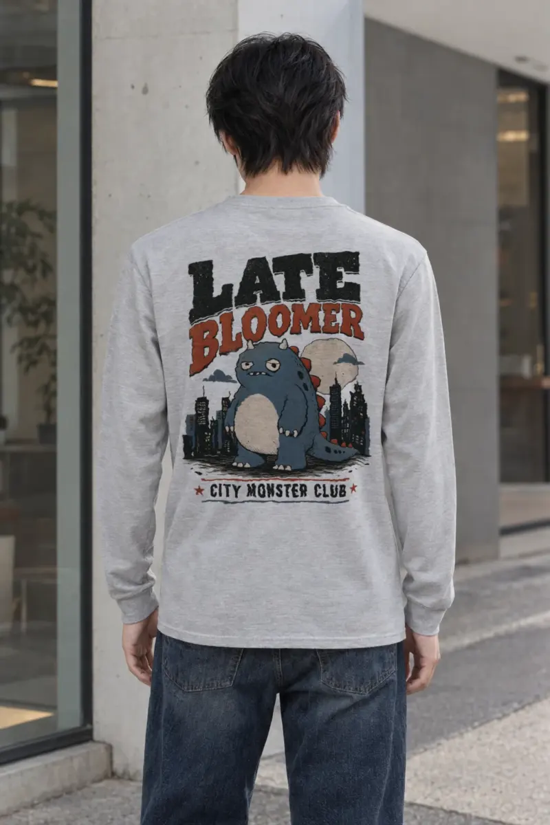 "Late Bloomer Monster" Unisex Longsleeve T-shirt