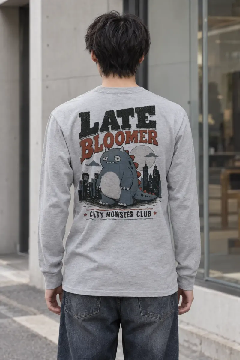 "Late Bloomer Monster" Unisex Longsleeve T-shirt