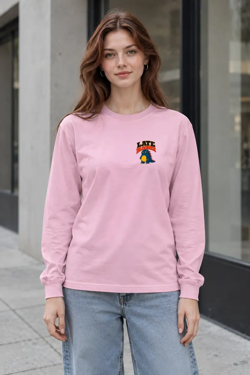 "Late Bloomer Monster" Unisex Longsleeve T-shirt