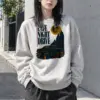 "Late Night Drive" Heavy Blend Unisex Crewneck Sweatshirt | Gildan 18000