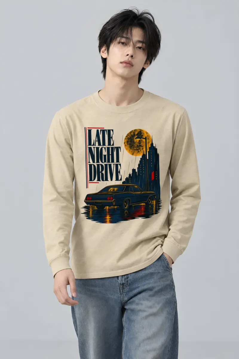 "Late Night Drive" Unisex Longsleeve T-shirt