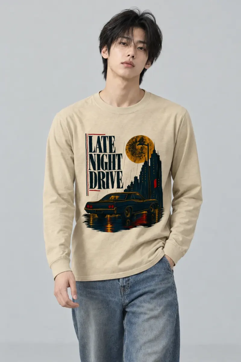 "Late Night Drive" Unisex Longsleeve T-shirt