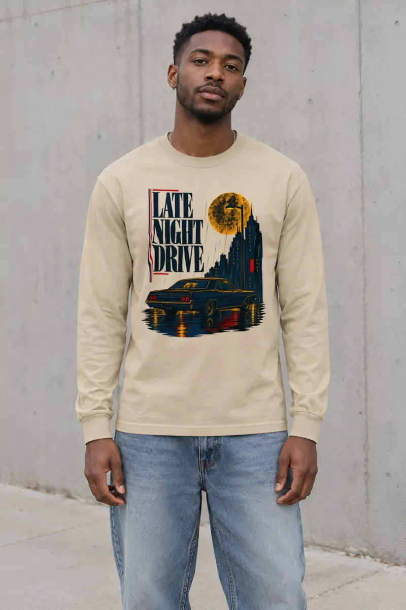 "Late Night Drive" Unisex Longsleeve T-shirt