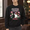 "Laughing Bird Garden" Heavy Blend Unisex Crewneck Sweatshirt | Gildan 18000