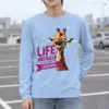 "Laughing Giraffe" Unisex Longsleeve T-shirt
