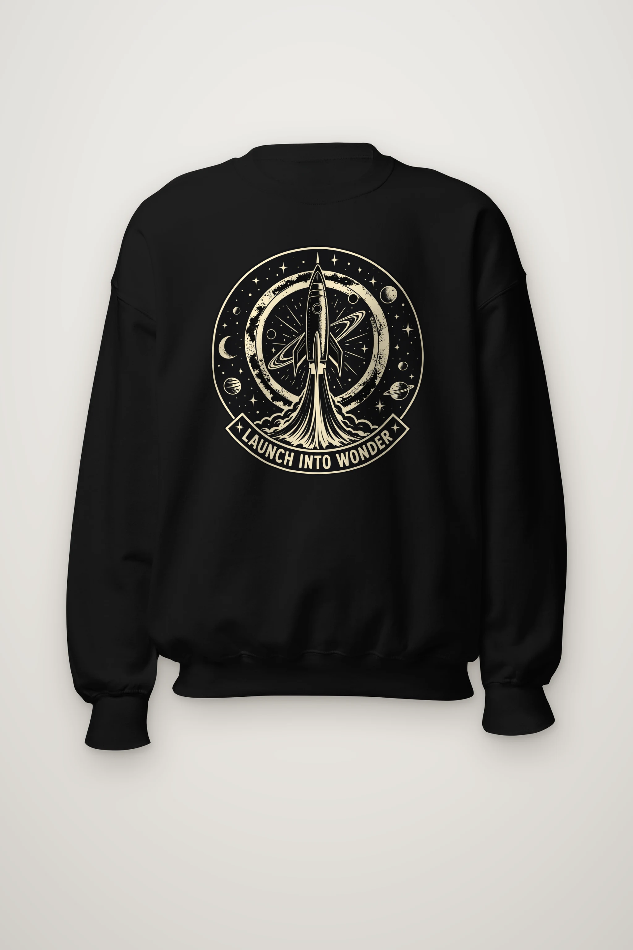 "Launch Into Wonder" Heavy Blend Unisex Crewneck Sweatshirt