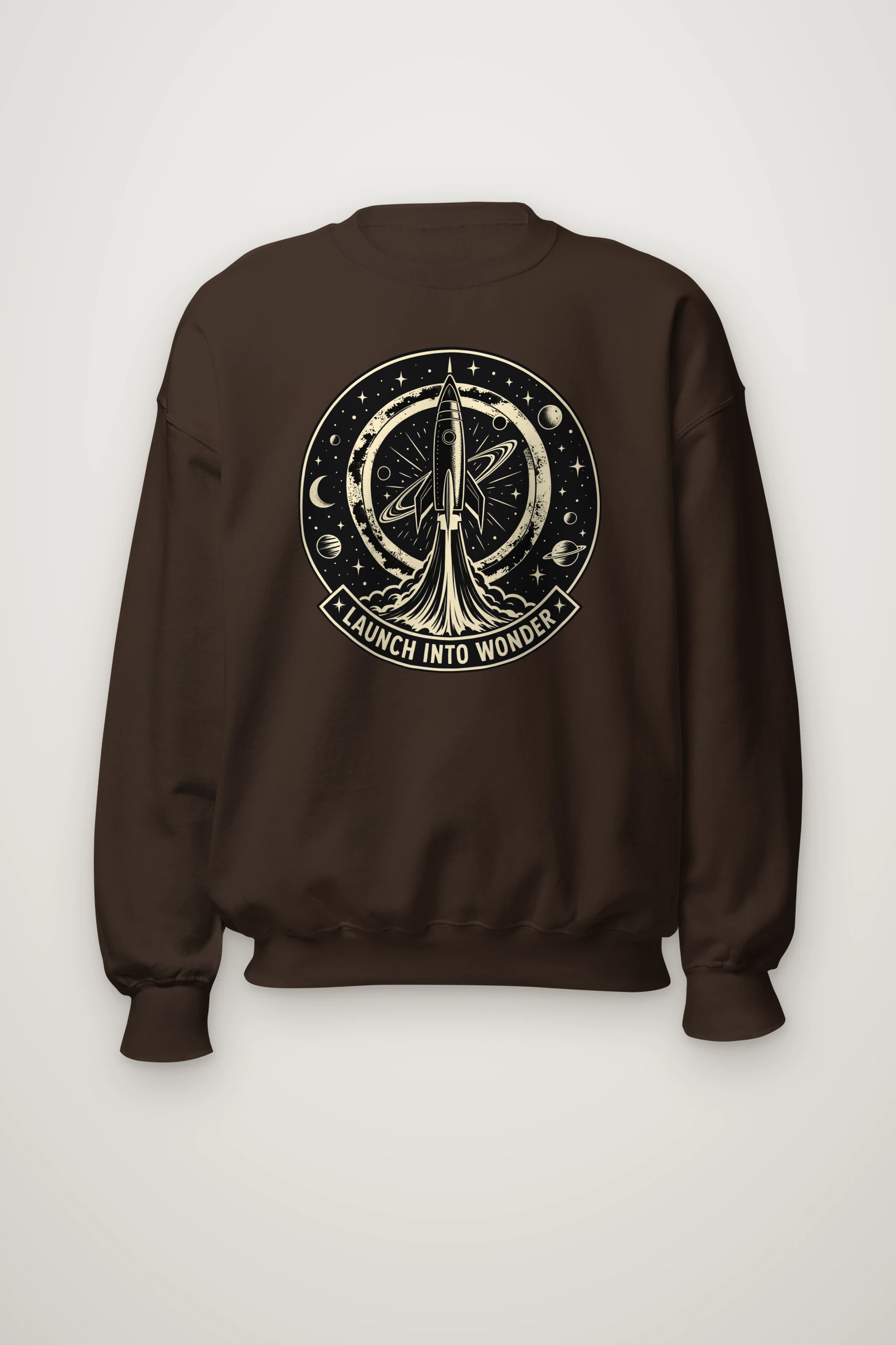 "Launch Into Wonder" Heavy Blend Unisex Crewneck Sweatshirt