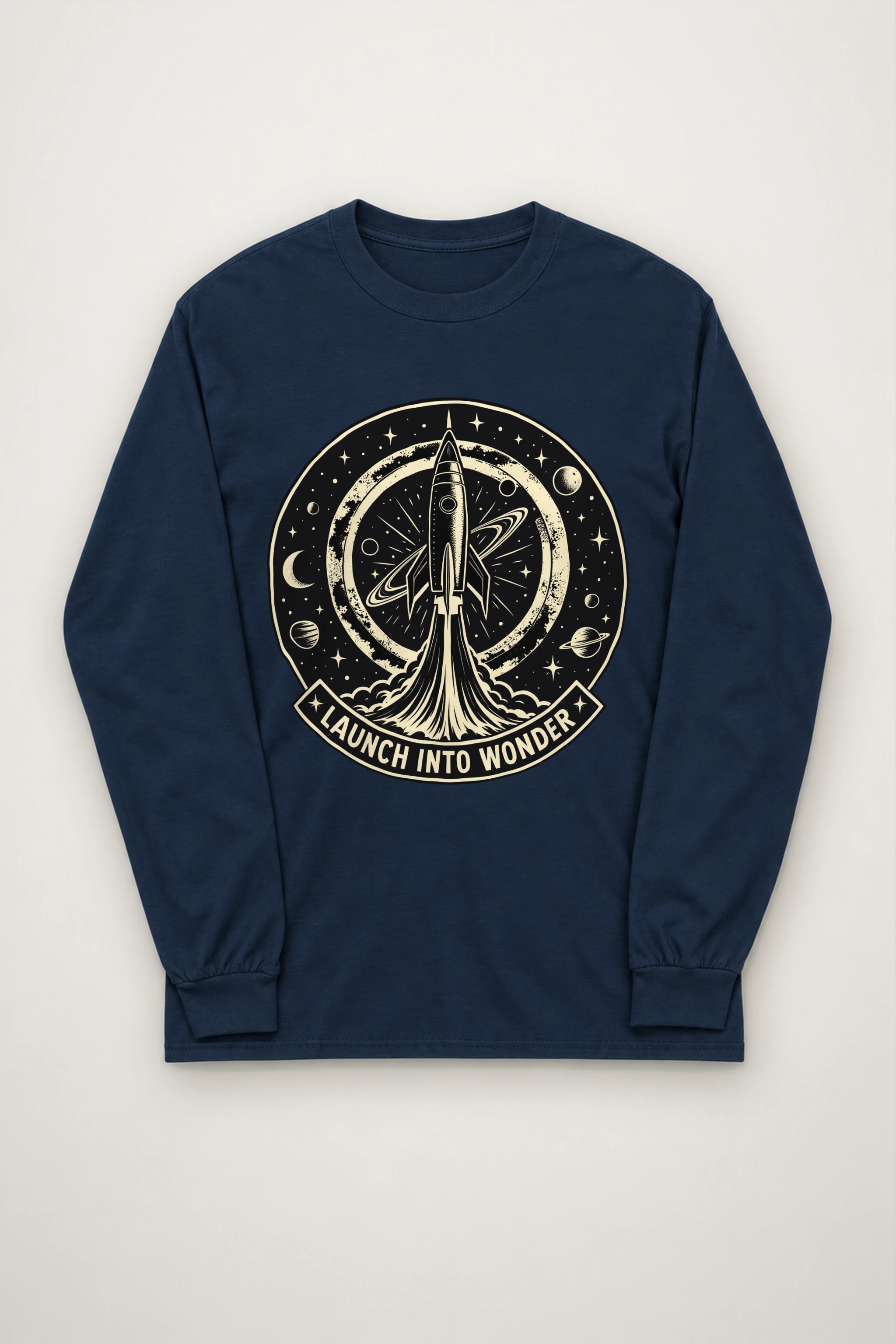"Launch Into Wonder" Unisex Longsleeve T-shirt