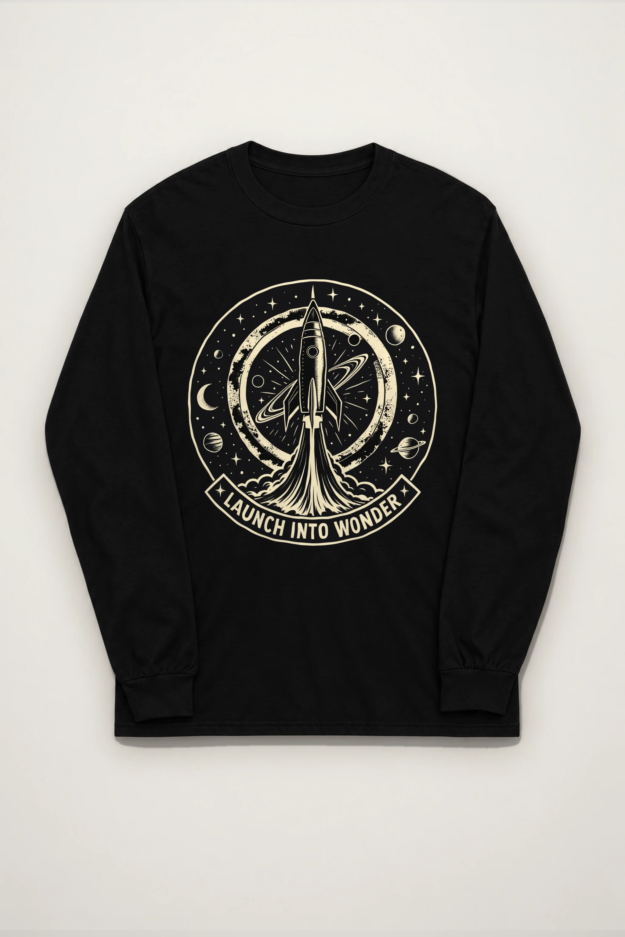 "Launch Into Wonder" Unisex Longsleeve T-shirt