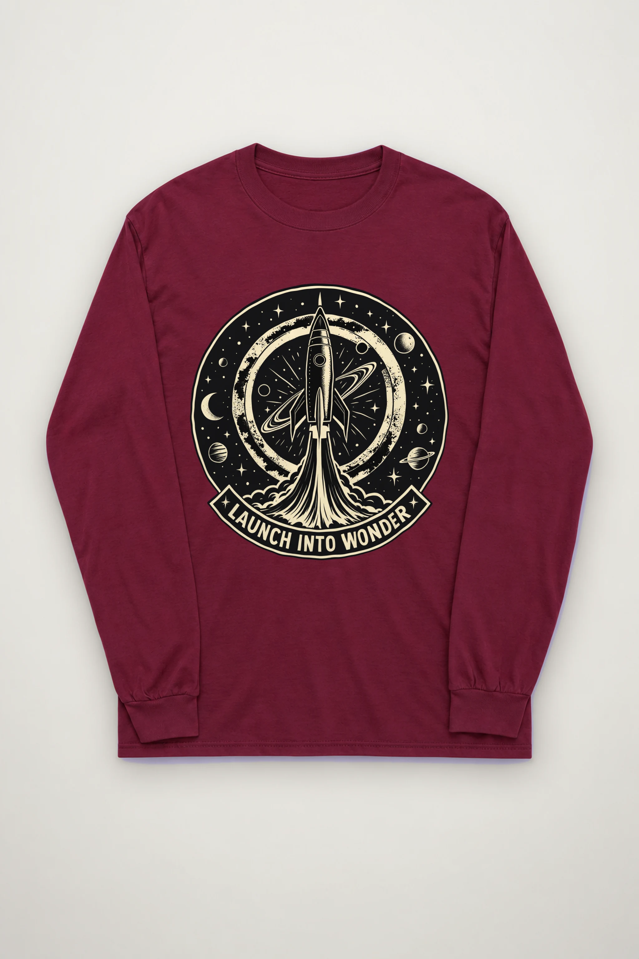 "Launch Into Wonder" Unisex Longsleeve T-shirt