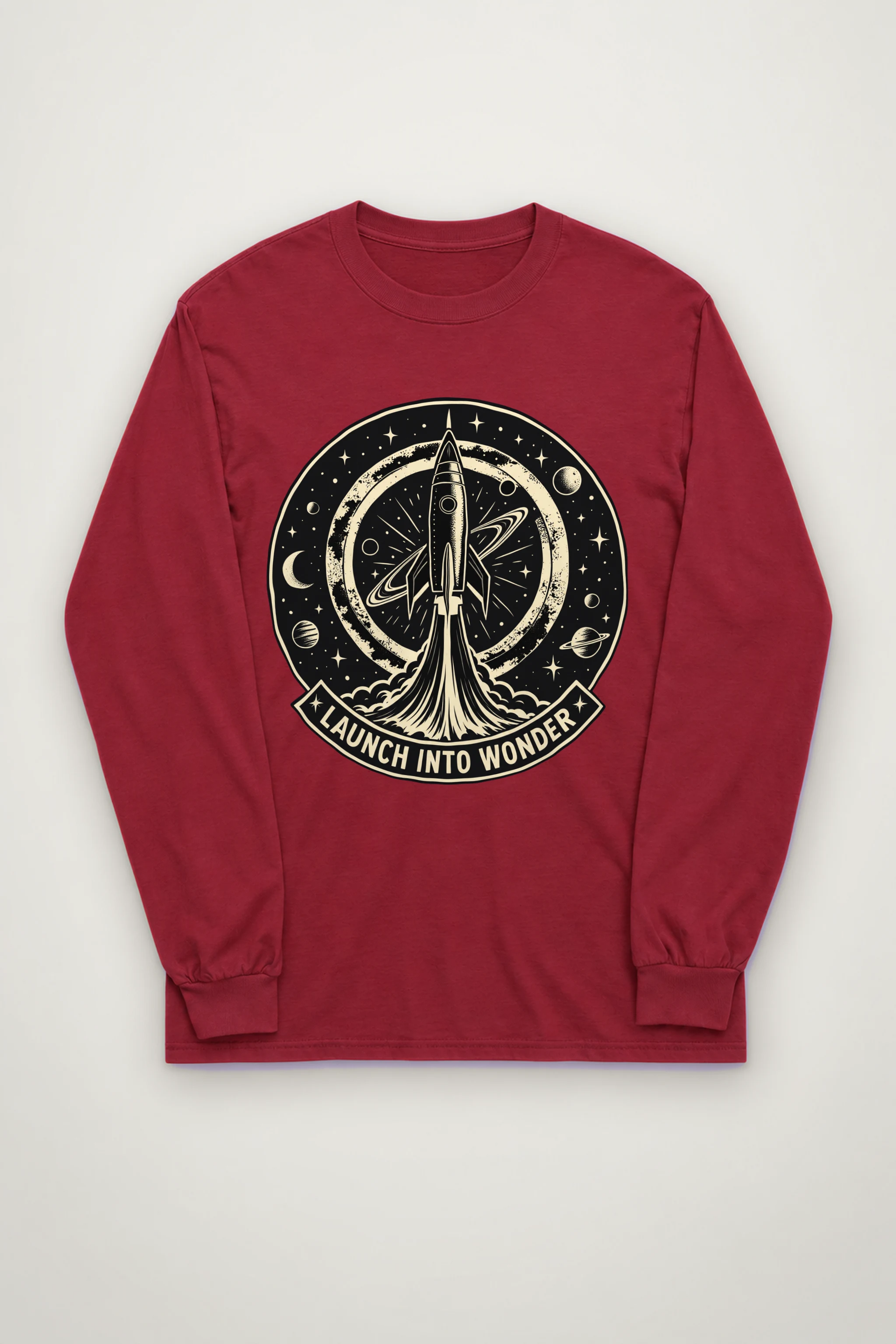 "Launch Into Wonder" Unisex Longsleeve T-shirt