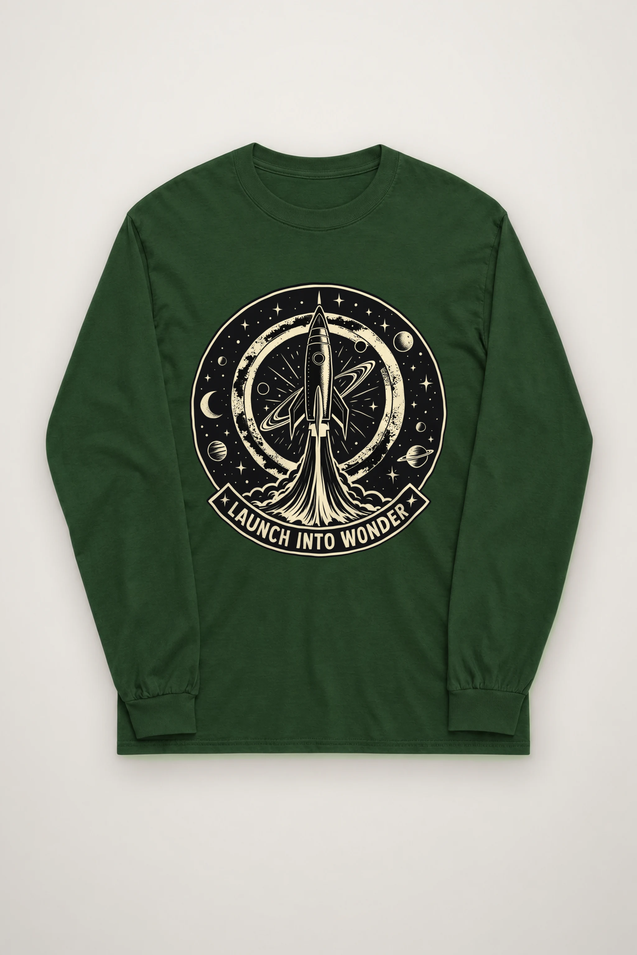 "Launch Into Wonder" Unisex Longsleeve T-shirt