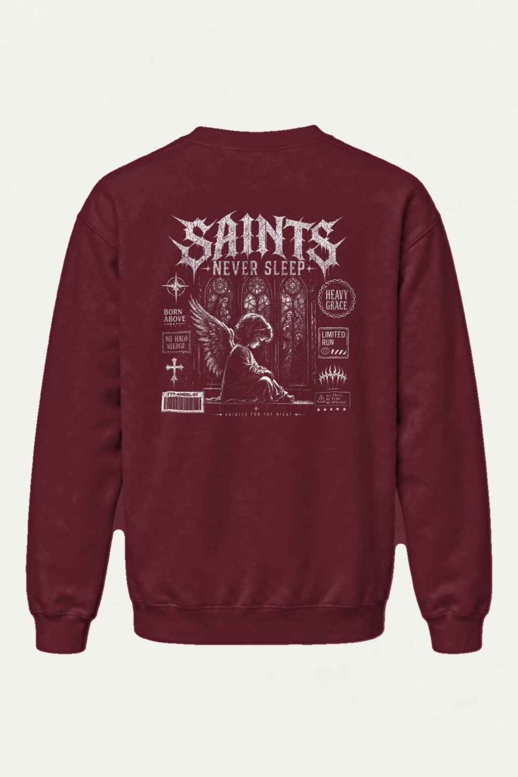 "Lavender Cathedral Gargoyle" Heavy Blend Unisex Crewneck Sweatshirt | Gildan 18000
