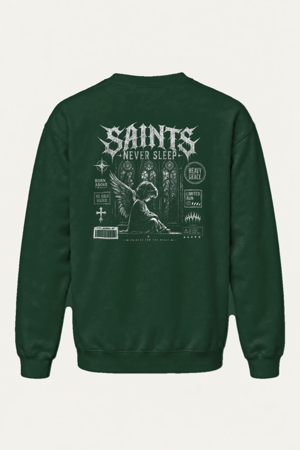 "Lavender Cathedral Gargoyle" Heavy Blend Unisex Crewneck Sweatshirt | Gildan 18000