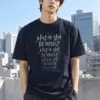 "Layered Gothic Lettering" Heavyweight Unisex Crewneck T-shirt | Gildan 5000
