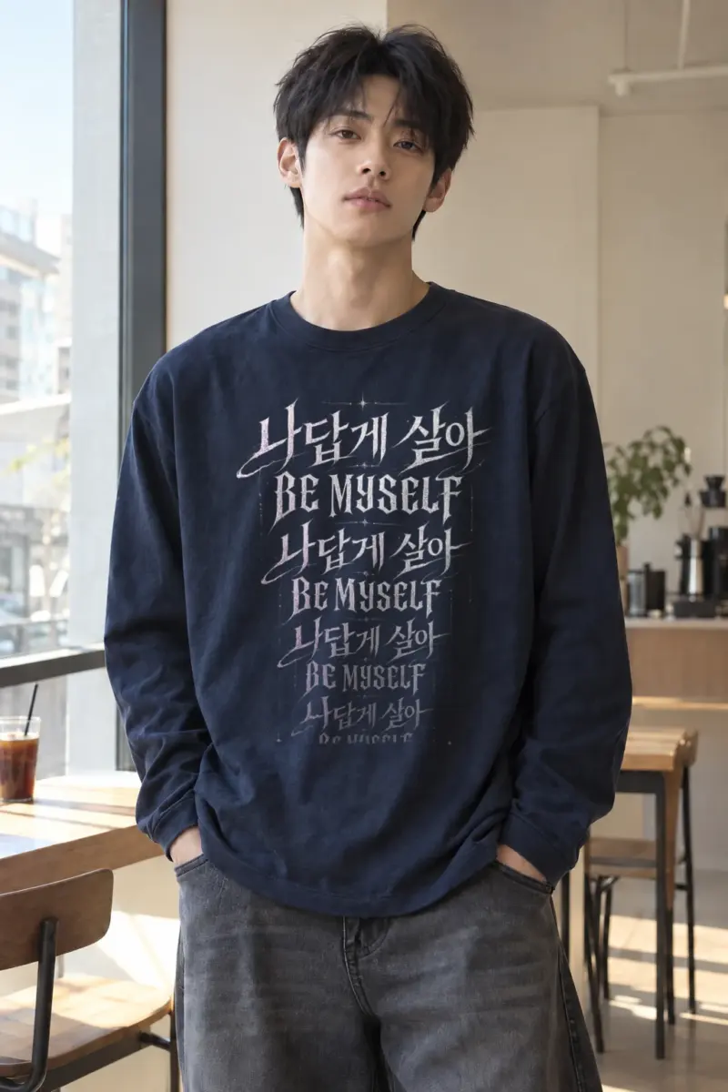 "Layered Gothic Script" Unisex Longsleeve T-shirt | Gildan 2400