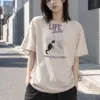 "Lazy Days Cat" Heavyweight Unisex Crewneck T-shirt | Gildan 5000