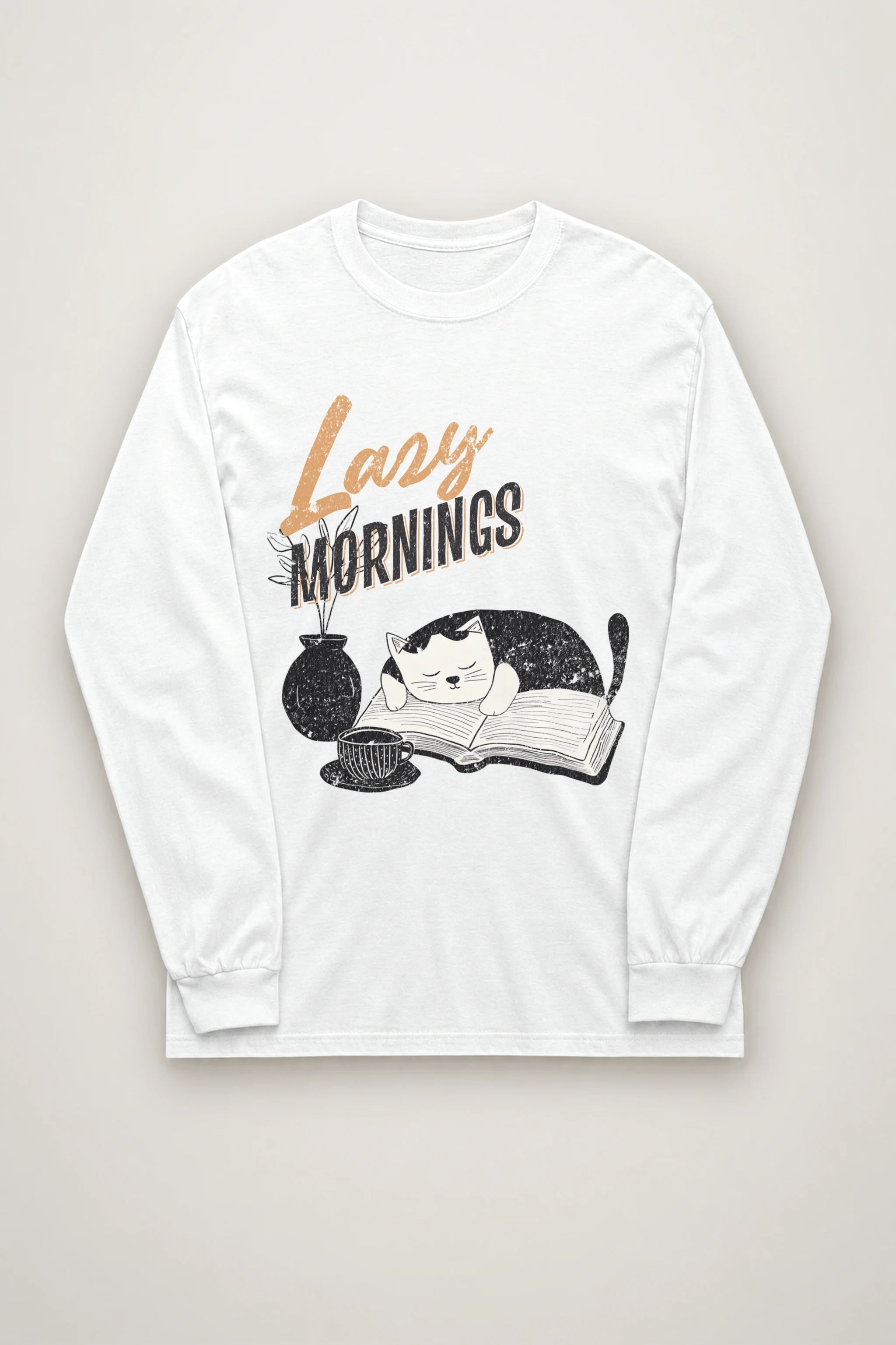 "Lazy Mornings" Unisex Longsleeve T-shirt