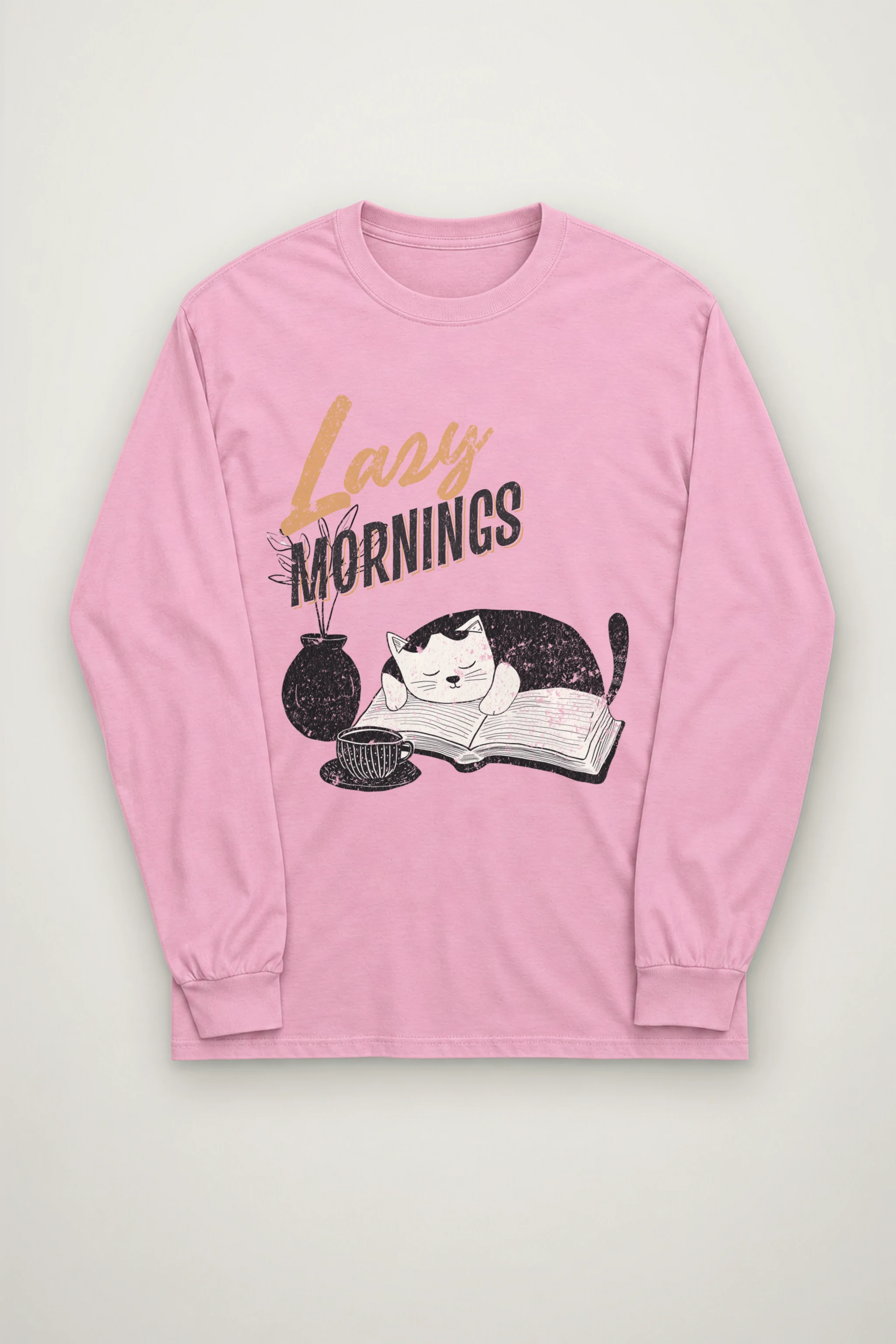 "Lazy Mornings" Unisex Longsleeve T-shirt