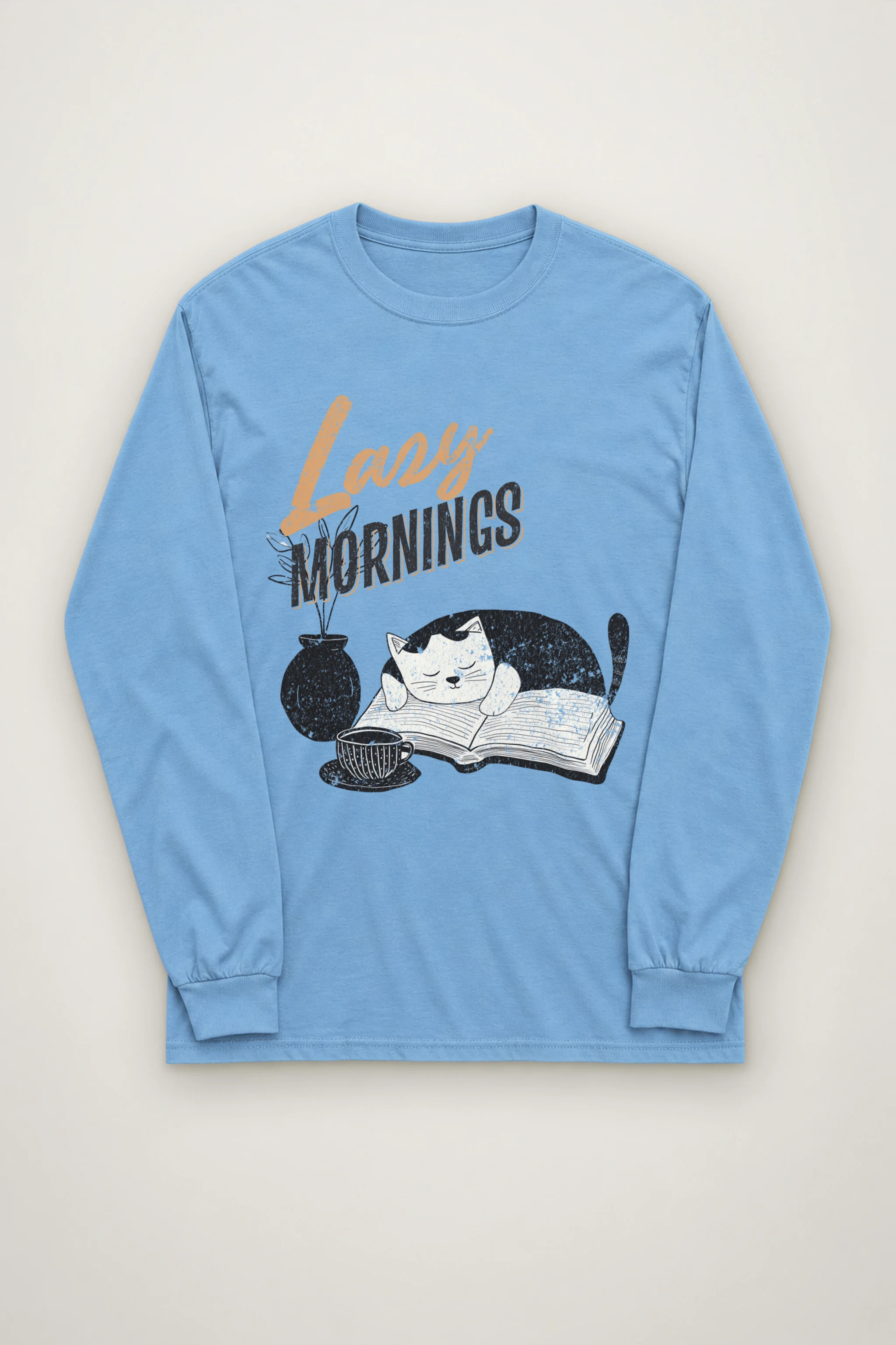 "Lazy Mornings" Unisex Longsleeve T-shirt