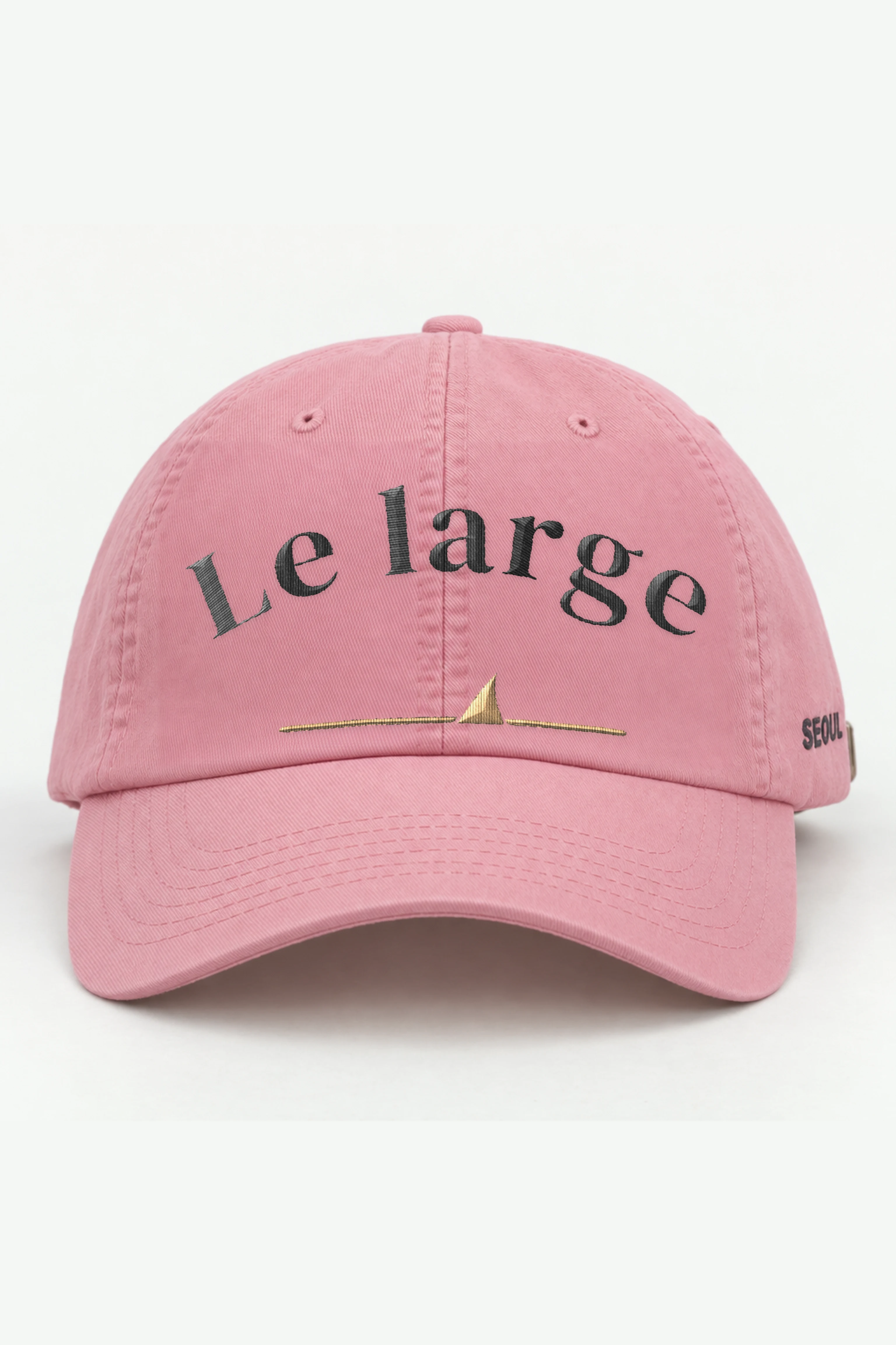 "Le Large" Classic Dad Hat · Embroidered — pink/cap-front