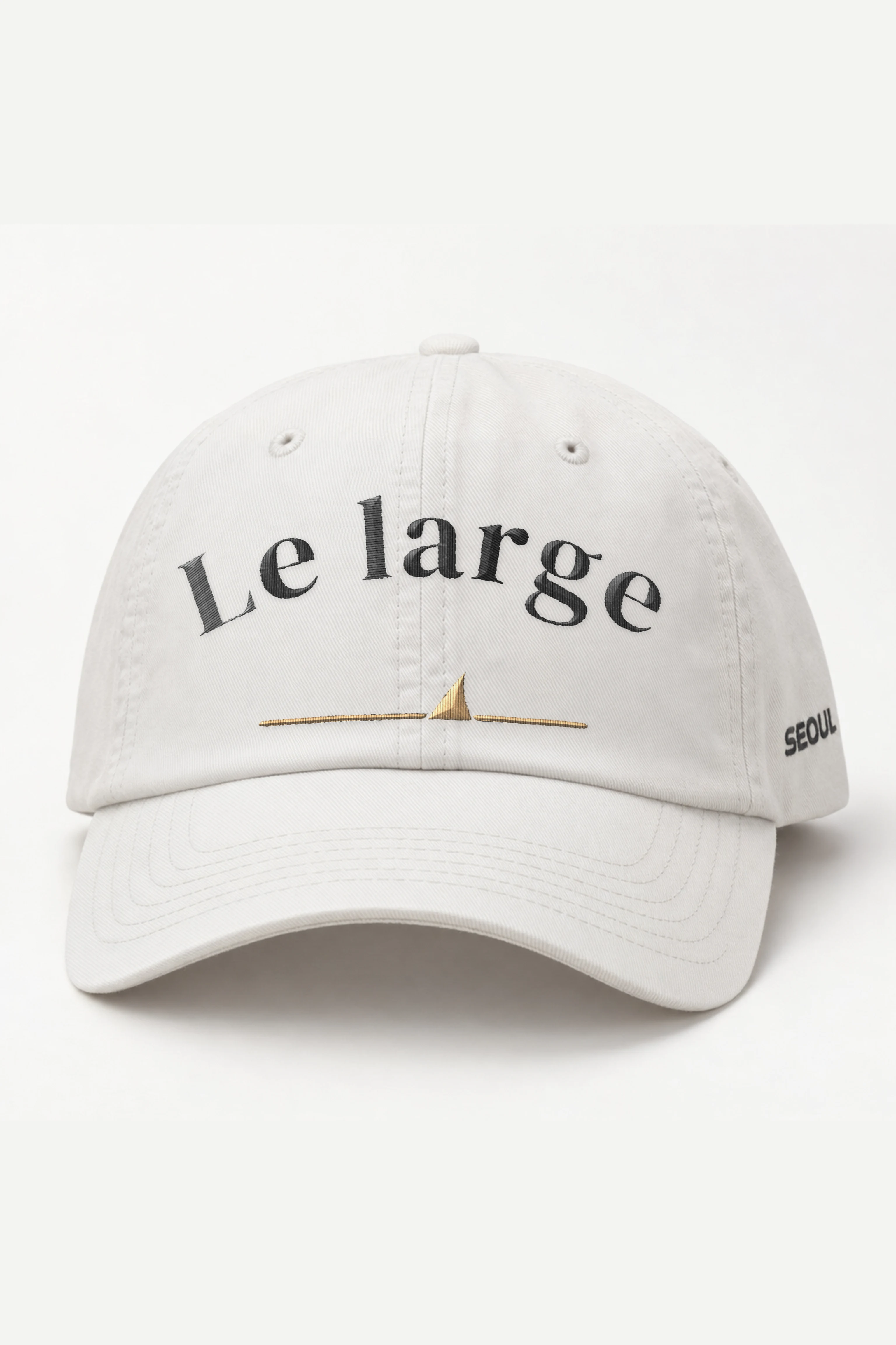 "Le Large" Classic Dad Hat · Embroidered — white/cap-front