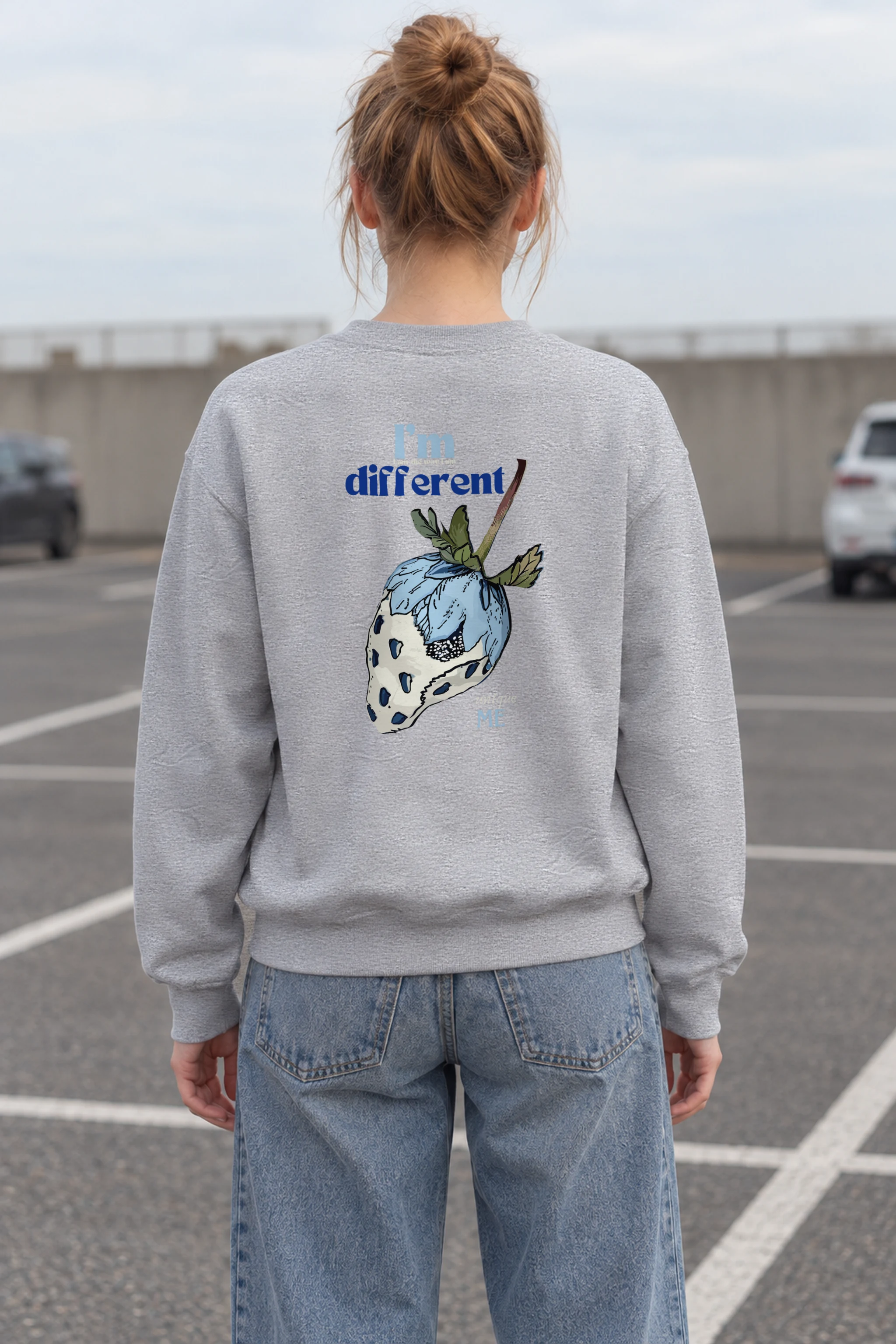 "Leafy Skull" 1 Crewneck Sweatshirt