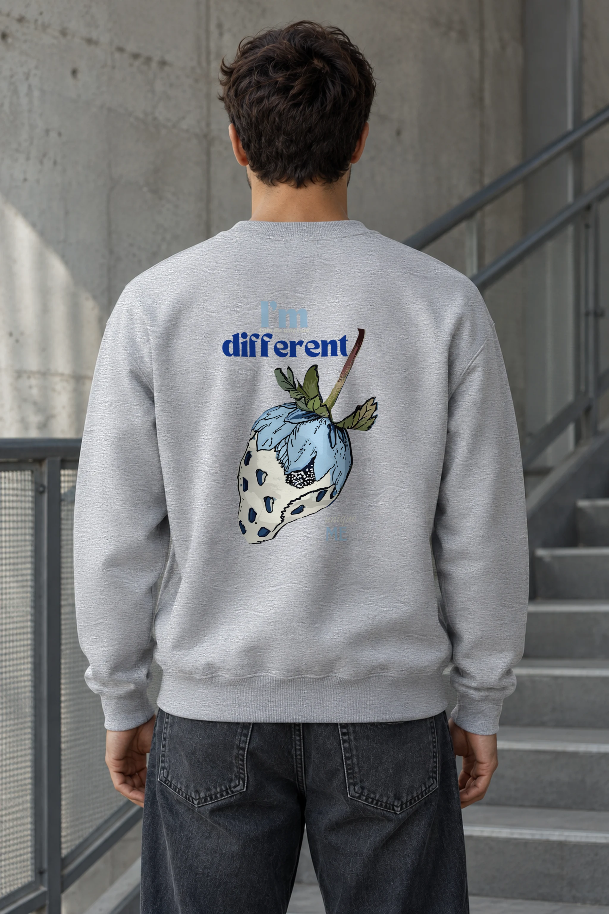 "Leafy Skull" Heavy Blend Unisex Crewneck Sweatshirt