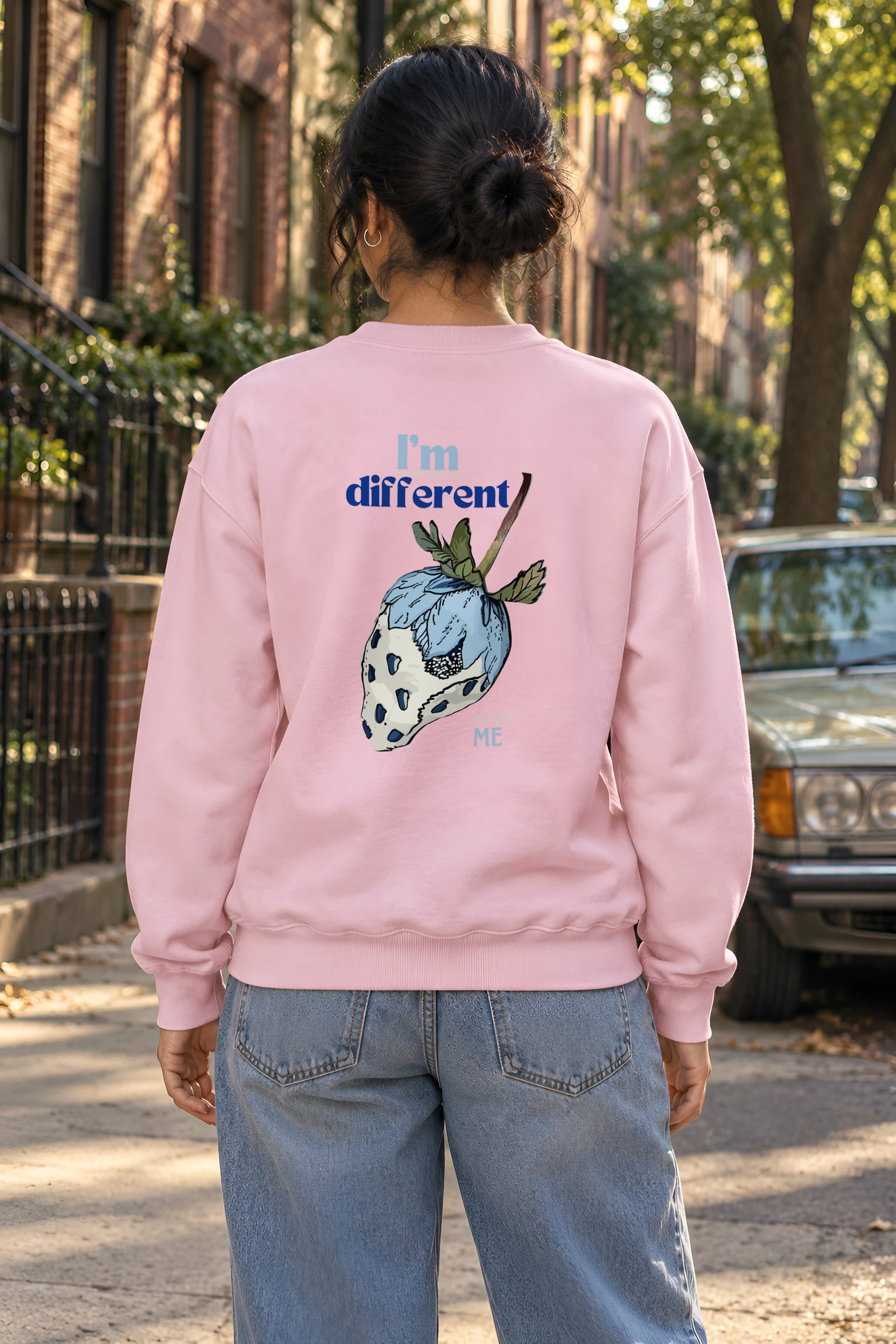"Leafy Skull" Heavy Blend Unisex Crewneck Sweatshirt