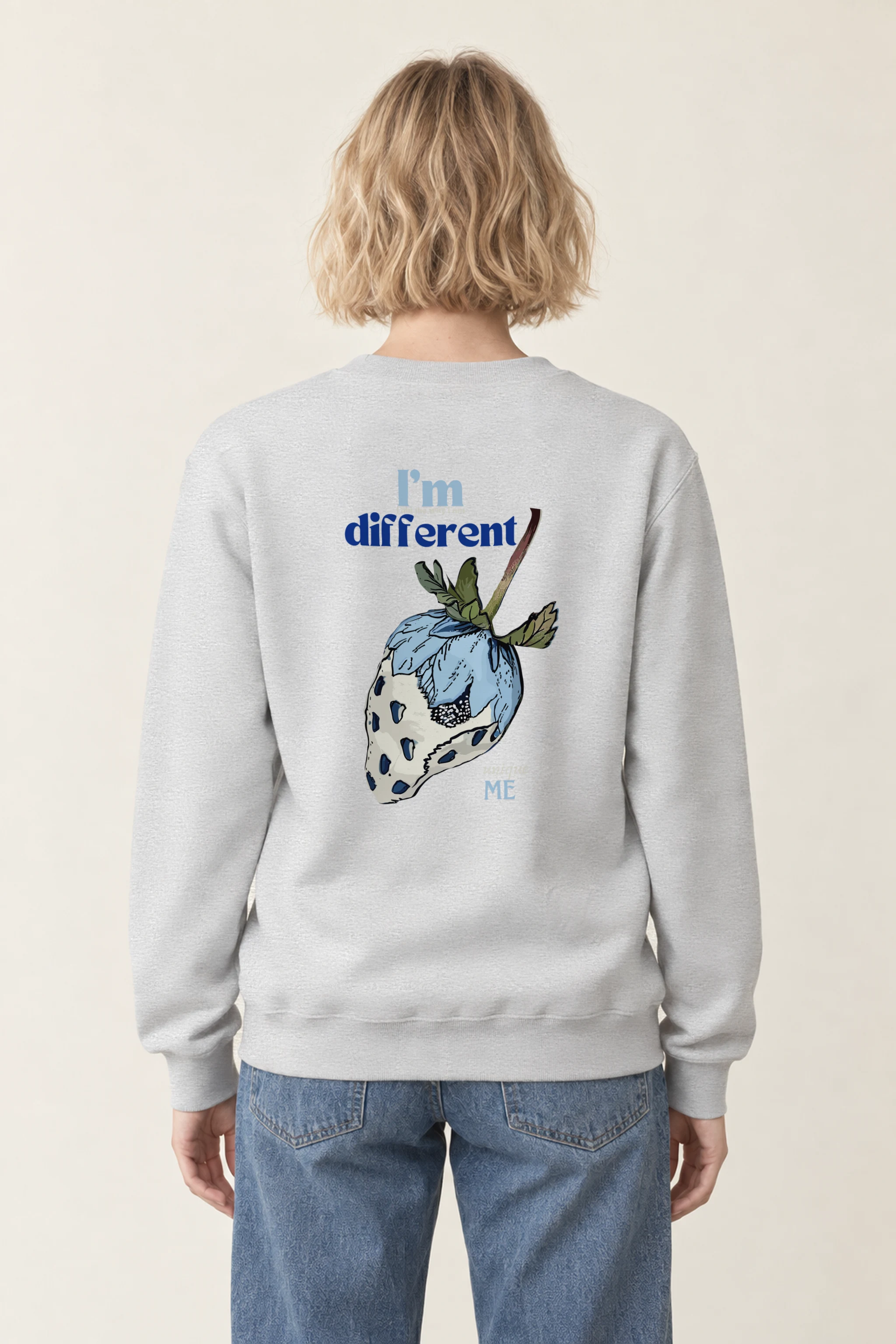 "Leafy Skull" Heavy Blend Unisex Crewneck Sweatshirt