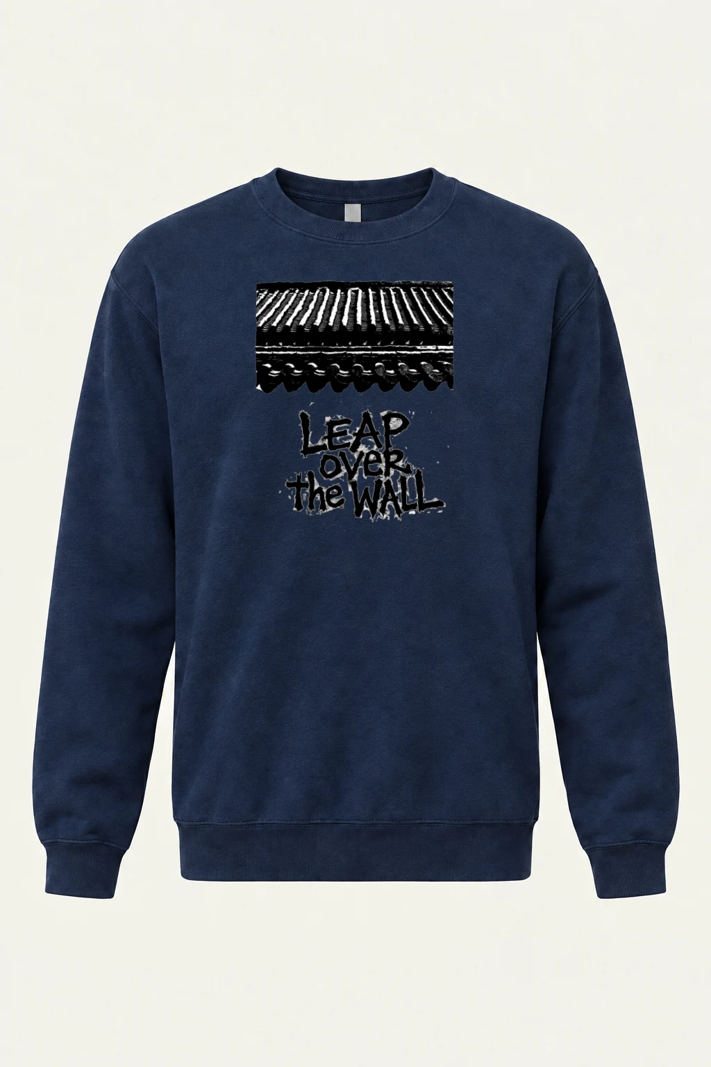 "Leap Over The Wall" Heavy Blend Unisex Crewneck Sweatshirt | Gildan 18000