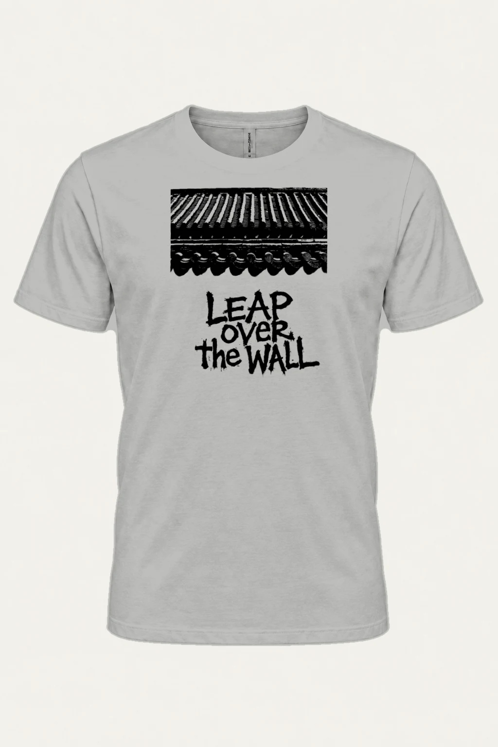 "Leap Over The Wall" Heavyweight Unisex Crewneck T-shirt | Gildan 5000