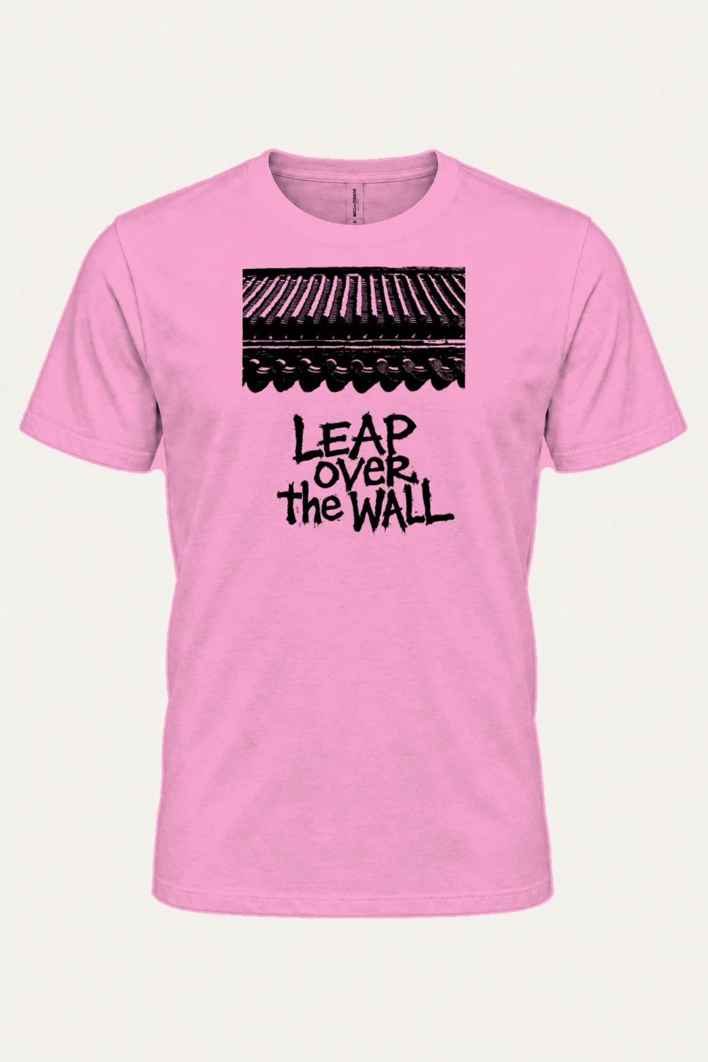 "Leap Over The Wall" Heavyweight Unisex Crewneck T-shirt | Gildan 5000