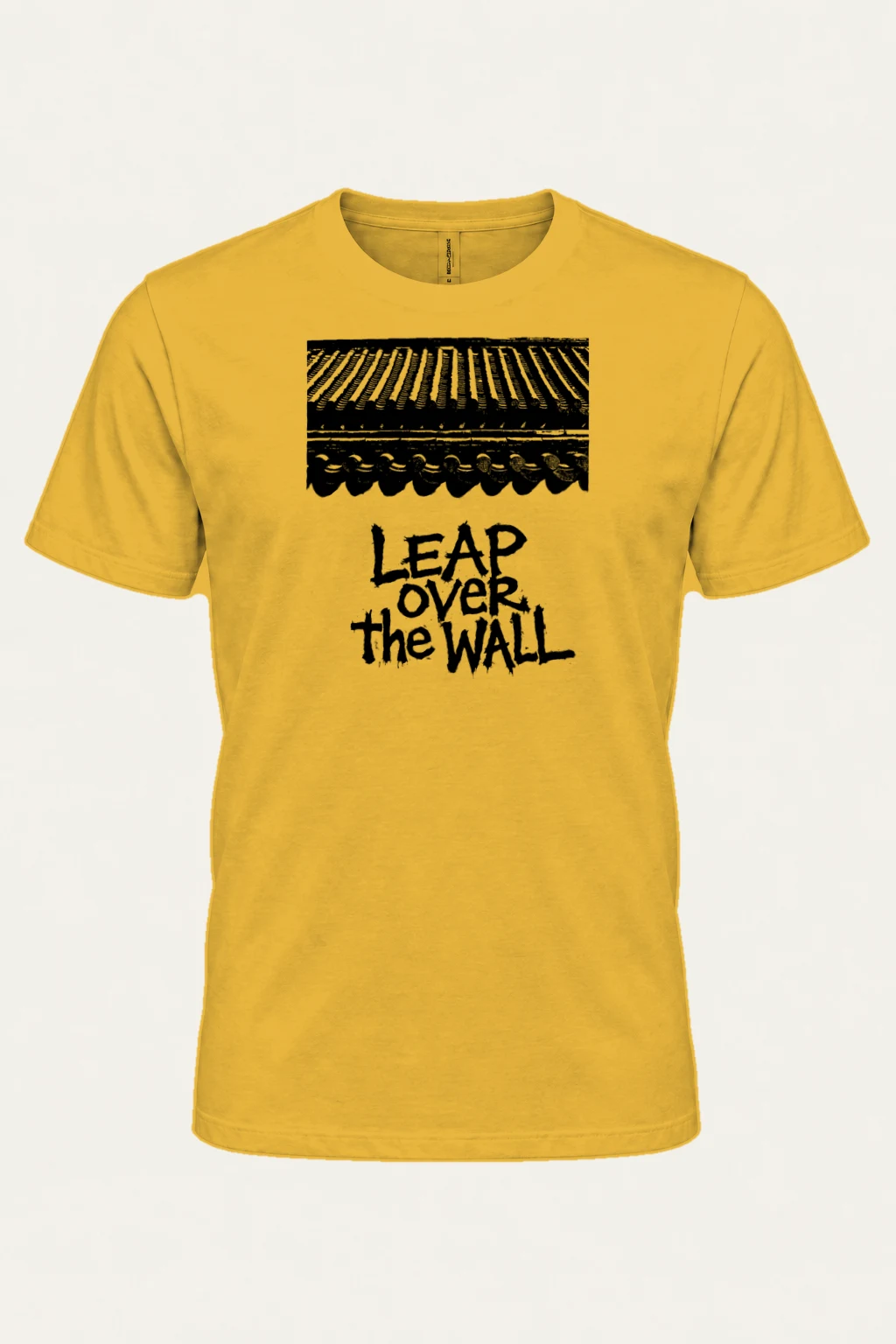 "Leap Over The Wall" Heavyweight Unisex Crewneck T-shirt | Gildan 5000