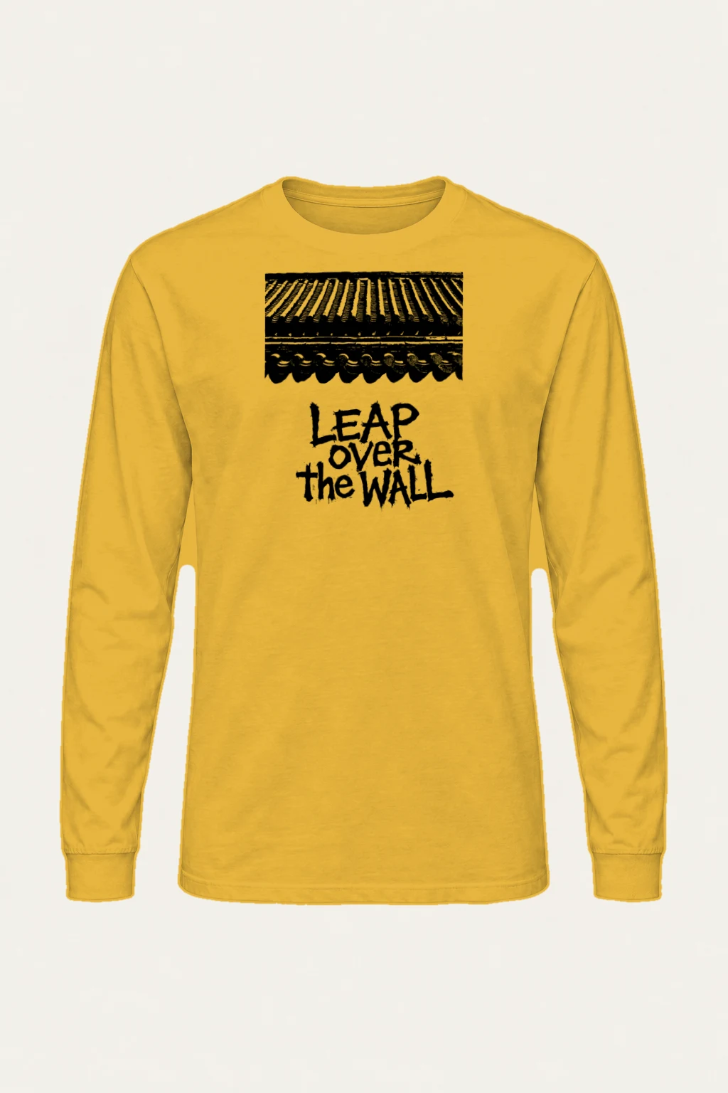 "Leap Over The Wall" Unisex Longsleeve T-shirt | Gildan 2400